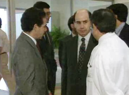 Duarte Lima visita Hospital de Almada