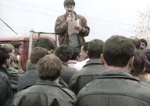 Protesto dos mineiros de Pejão