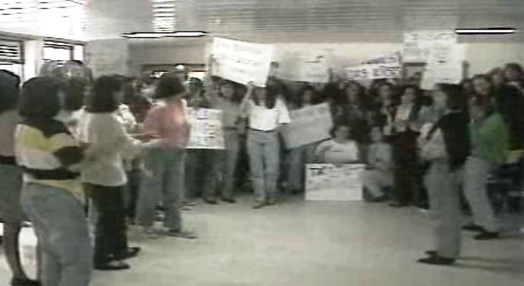 Manifestação de alunos