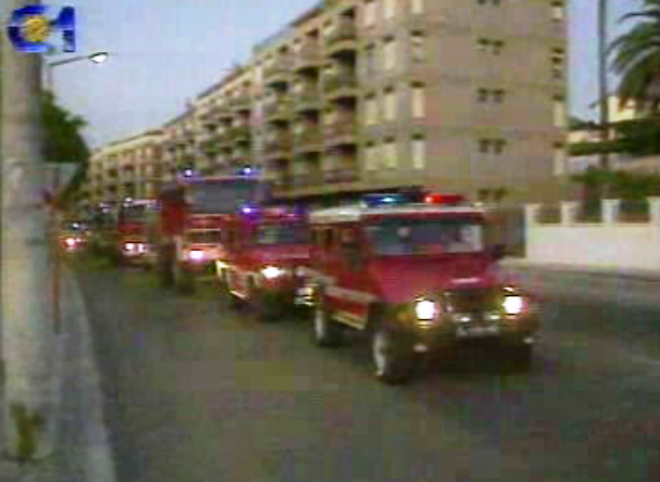 Reforços para o incêndio na Figueira da Foz