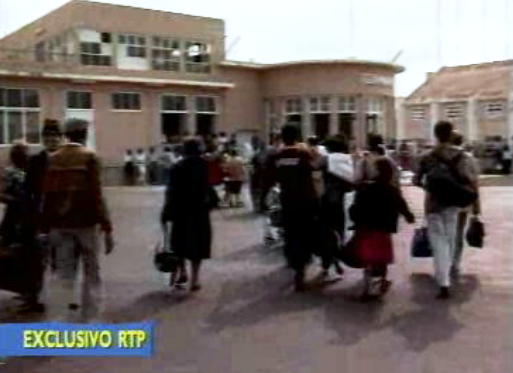 Chegada de portugueses do Huambo