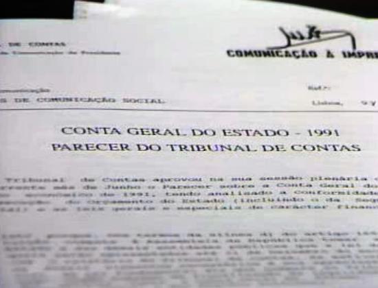 Irregularidades nas contas do Estado