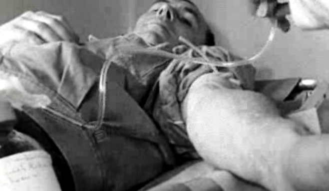 Colheita de sangue na Penitenciária de Lisboa