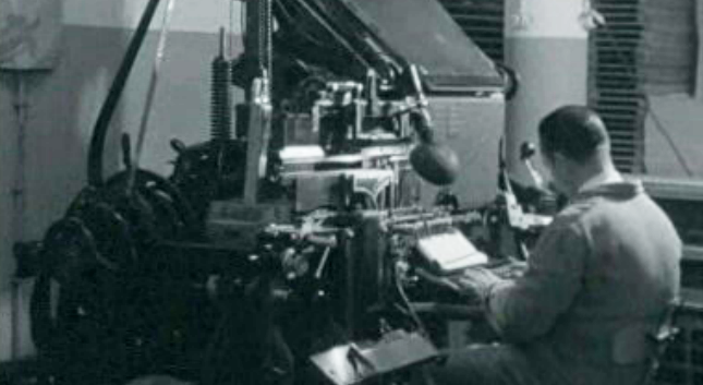 Reportagem em tipografia