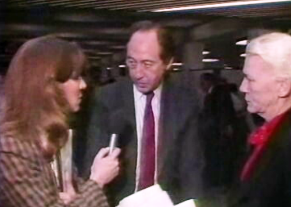 Chegada de Alvin Toffler a Lisboa