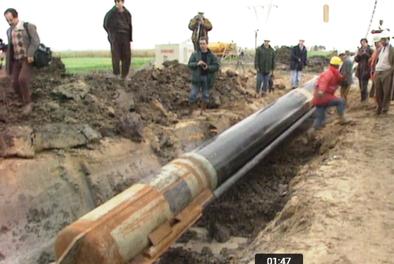 Gasoduto no Rio Tejo