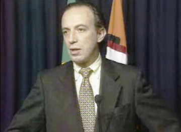 Conferência de imprensa de Santana Lopes