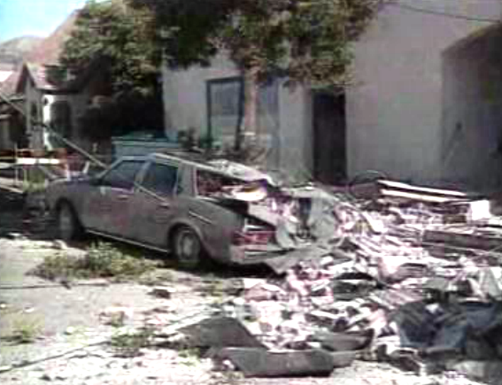 Recordação do sismo na Califórnia