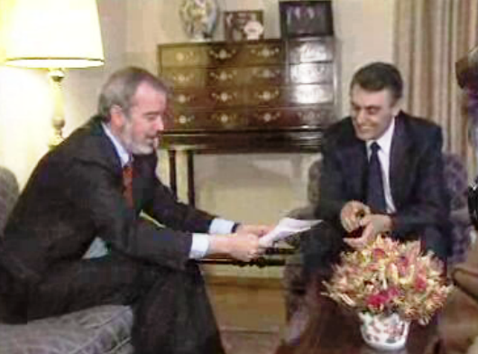 Encontro de Cavaco Silva com Fernando Nogueira