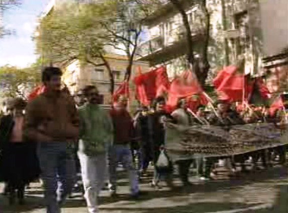 Manisfestação dos trabalhadores da Torralta