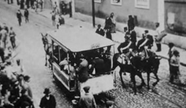 Exposição sobre os transportes de Lisboa