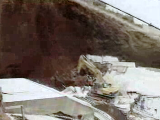 Aluimento de terras na Madeira