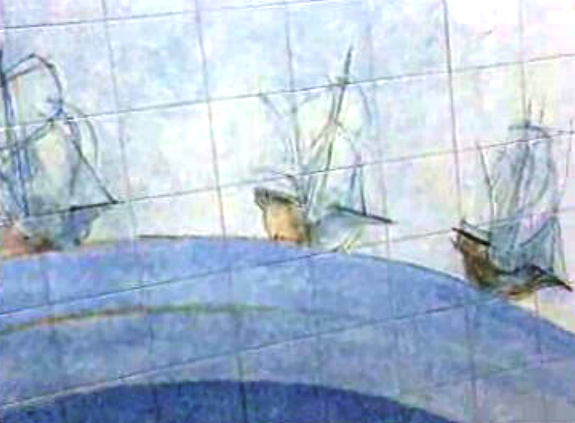 Exposição de azulejos no Porto