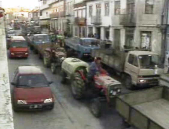 Protesto de fruticultores de Viseu