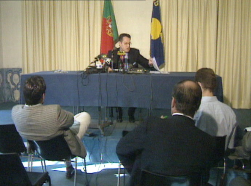 Conferência de imprensa de Pedro Feist