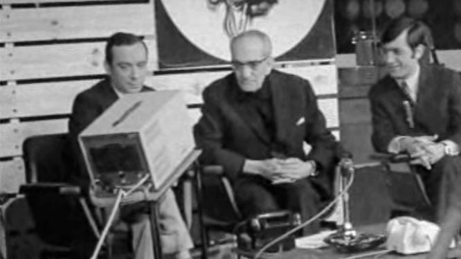 Gravação do primeiro programa “Zip-Zip”