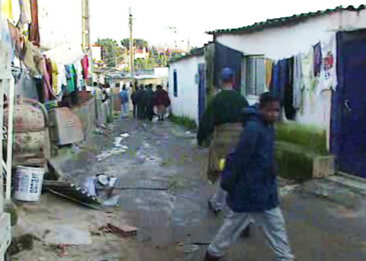 Protesto da população em Trajouce