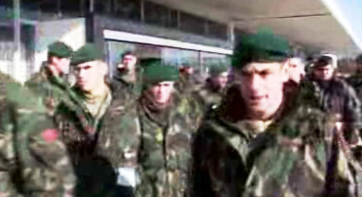 Desembarque de militares portugueses na Bósnia