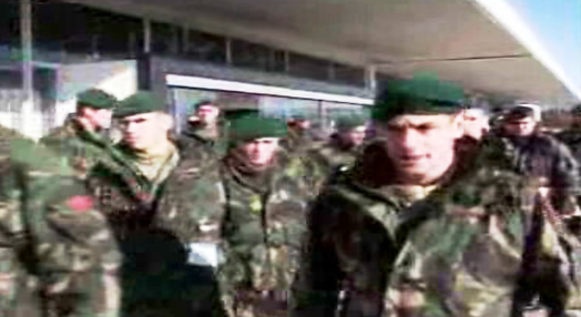 Desembarque de militares portugueses na Bósnia
