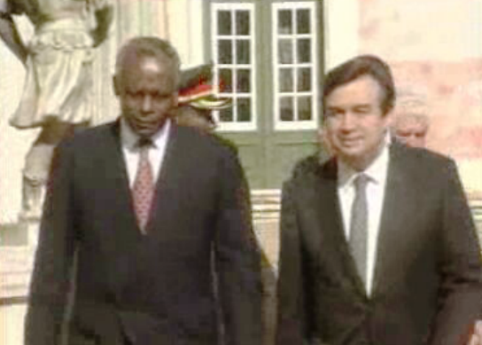 Reunião de António Guterres com José Eduardo dos Santos
