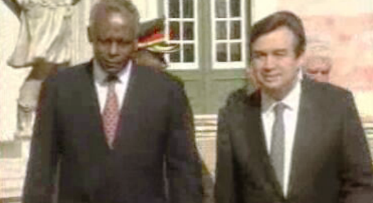 Reunião de António Guterres com José Eduardo dos Santos