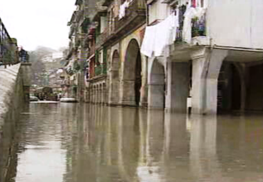 Subida das águas do rio Douro