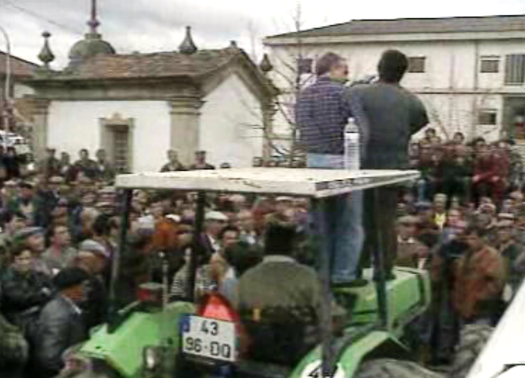 Manifestação de produtores de batata