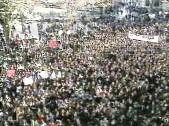 Manifestação de estudantes em Viseu