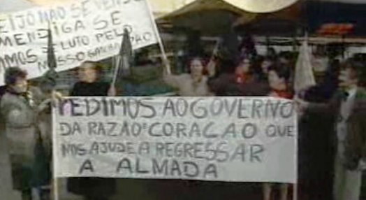 Protesto de vendedores de Almada