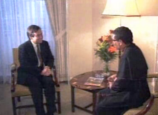 Encontro de Dom Ximenes Belo com Jorge Sampaio e António Guterres