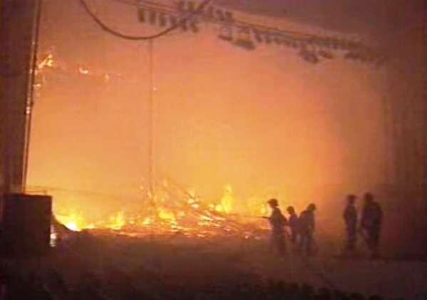 Incêndio no Coliseu do Porto