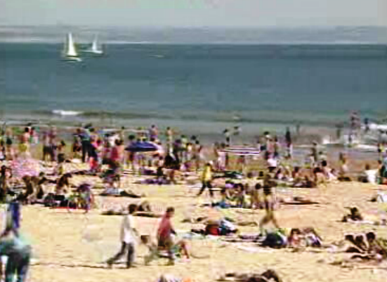 25 de Abril na praia