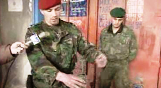 Militar português ferido na Bósnia