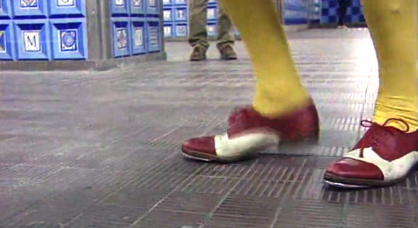 Sapateado no Metropolitano de Lisboa