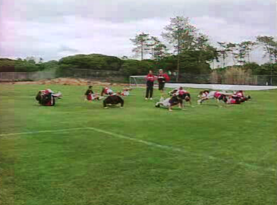 Futebol: treino do SL Benfica
