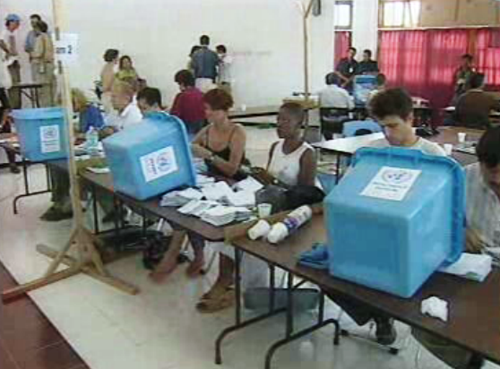 Contagem dos votos em Timor-Leste