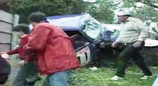 Automobilismo: acidente na “Rampa de Portalegre”