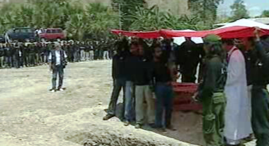 Funeral de membro das milícias