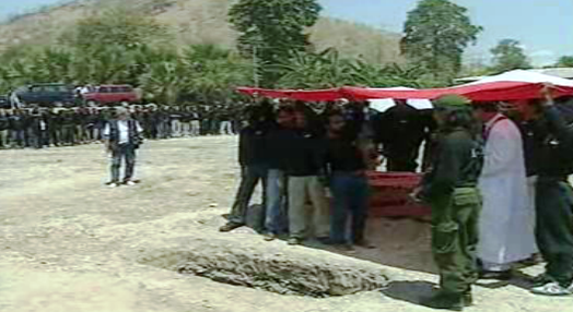 Funeral de membro das milícias