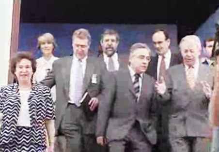 Francisco Lucas Pires e Jacques Santer na Expo 98