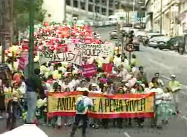 Manifestação contra o aborto