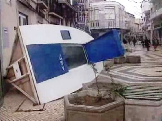 Mau tempo no Algarve