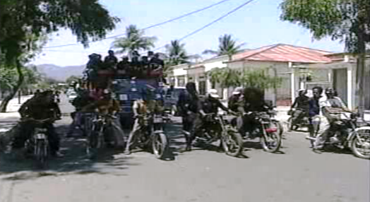Bloqueio das milícias em Díli