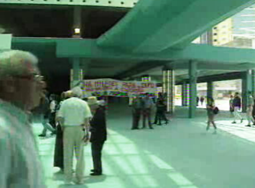 Manifestação de estudantes de Coimbra na Expo 98