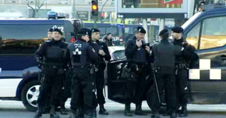 Segurança reforçada em Madrid