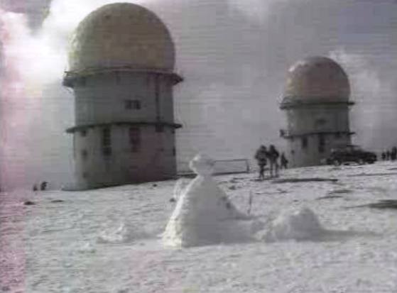 Queda de neve na Serra da Estrela
