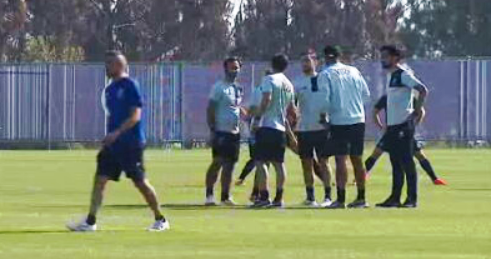 Futebol: treino do FC Porto