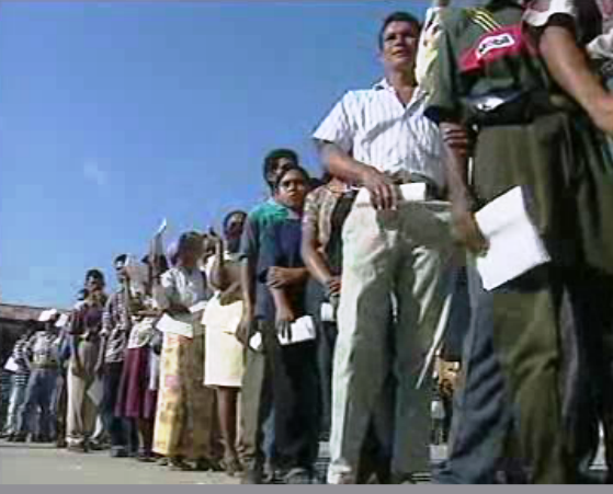 Votação no referendo em Timor-Leste