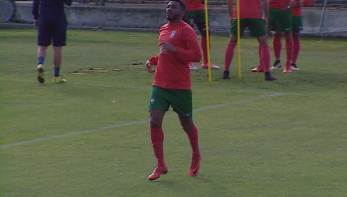 Futebol: treino do Marítimo