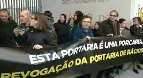 Greve na escola de Marco de Canaveses